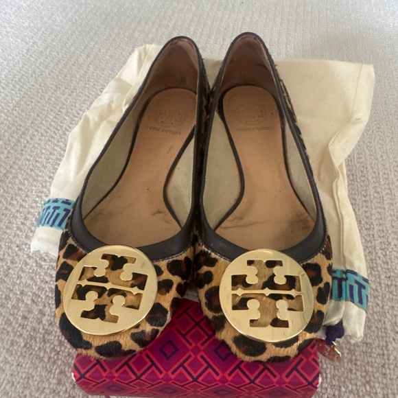 Tory Burch Cheetah Ballet Flats - Picture 1 of 4